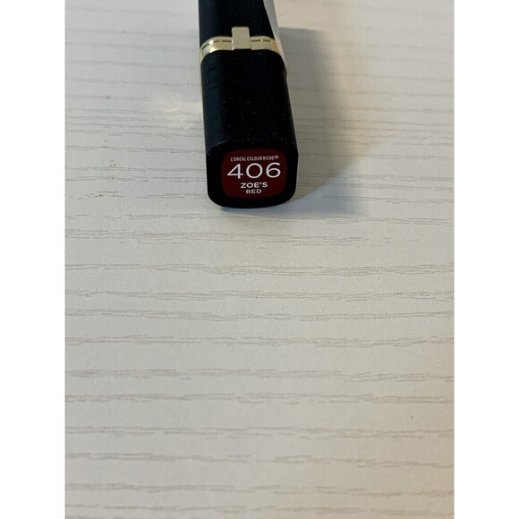 NEW L'OREAL COLOUR RICHE  STAR SECRETS LIPSTICK- 406 ZOE'S RED - Picture 3 of 11